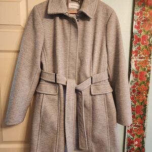 Calvin Klein Gray Trench Coat